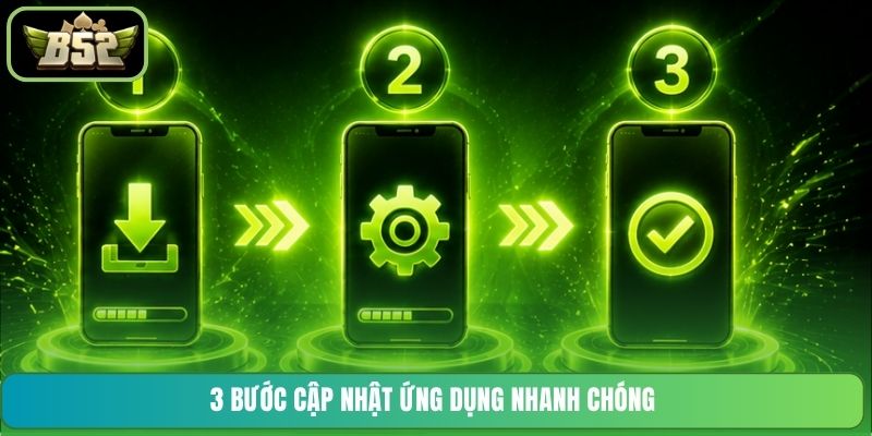 3 bước cập nhật ứng dụng nhanh chóng