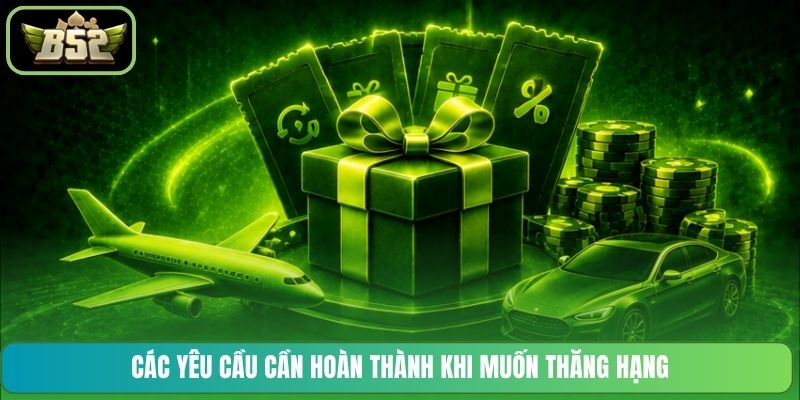 Các yêu cầu cần hoàn thành khi muốn thăng hạng