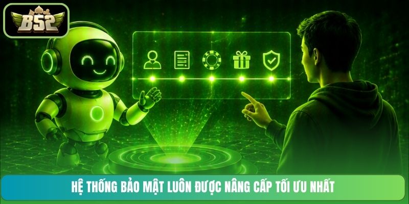 Hệ thống bảo mật luôn được nâng cấp tối ưu nhất