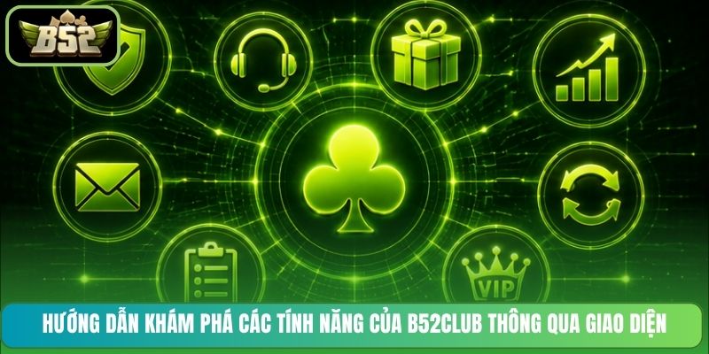 Hướng dẫn khám phá các tính năng của B52CLUB thông qua giao diện