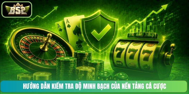 Hướng dẫn kiểm tra độ minh bạch của nền tảng cá cược