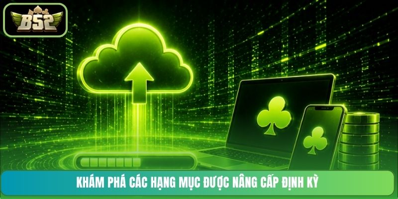 Khám phá các hạng mục được nâng cấp định kỳ