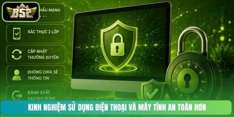 Kinh nghiệm sử dụng điện thoại và máy tính an toàn hơn