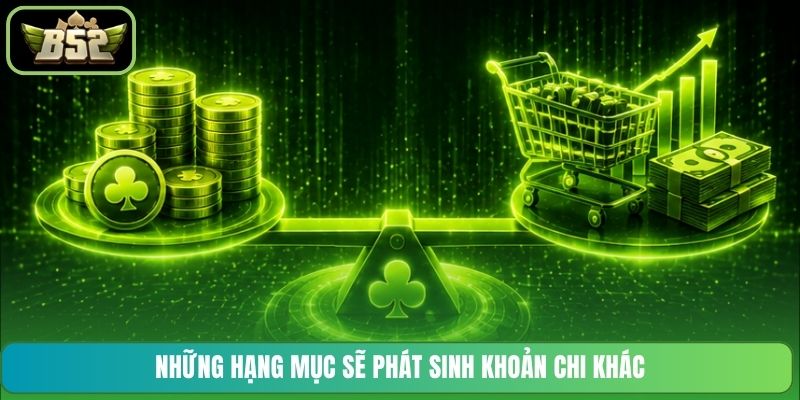 Những hạng mục sẽ phát sinh khoản chi khác