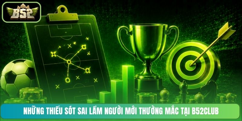 Những thiếu sót sai lầm người mới thường mắc tại B52CLUB