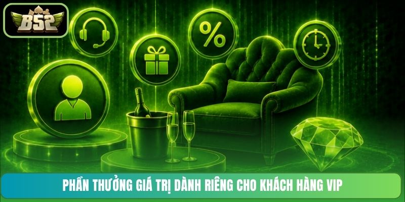 Phần thưởng giá trị dành riêng cho khách hàng VIP
