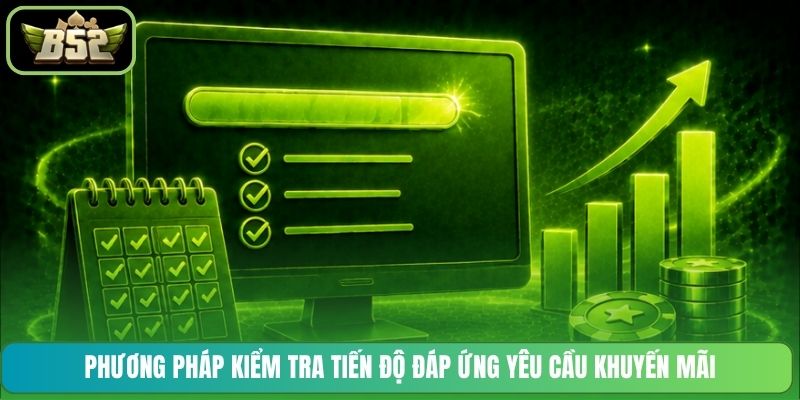 Phương pháp kiểm tra tiến độ đáp ứng yêu cầu khuyến mãi