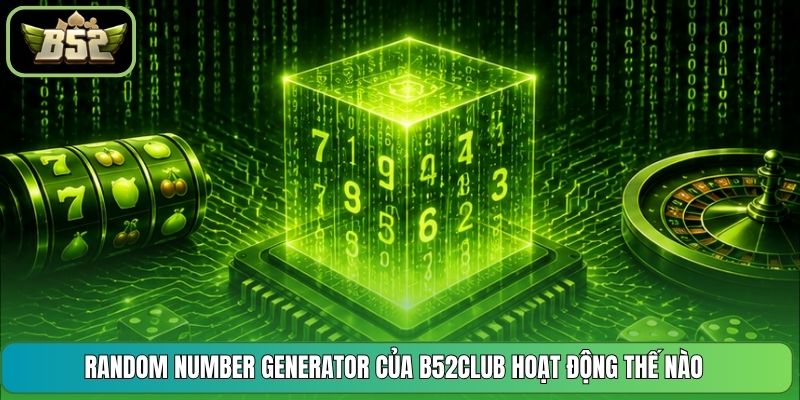 Random Number Generator Của B52CLUB Hoạt Động Thế Nào