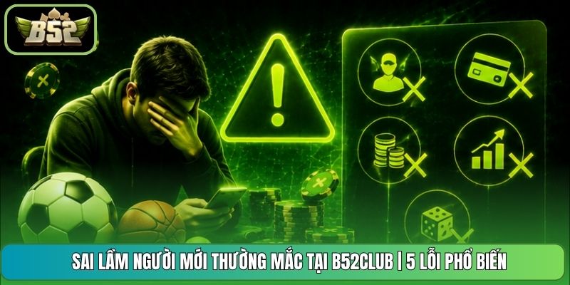 Sai Lầm Người Mới Thường Mắc Tại B52CLUB | 5 Lỗi Phổ Biến