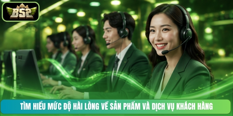 Tìm hiểu mức độ hài lòng về sản phẩm và dịch vụ khách hàng