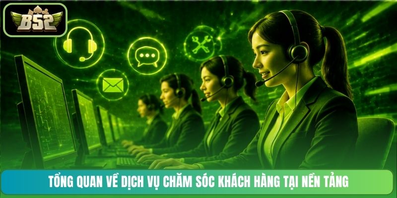 Tổng quan về dịch vụ chăm sóc khách hàng tại nền tảng