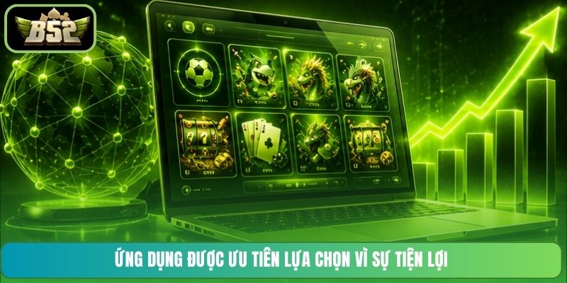 Ứng dụng được ưu tiên lựa chọn vì sự tiện lợi